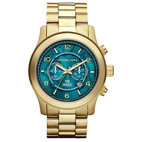 đồng hồ michael kors màu xanh lá|Michael Kors dong.